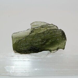 RARE 25 Ct Authentic Green MOLDAVITE Tektite NATURAL GEM TEXTURE Czech Republic